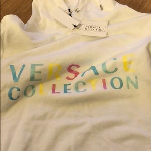 Men’s Versace collection hooded sweatshirt size L